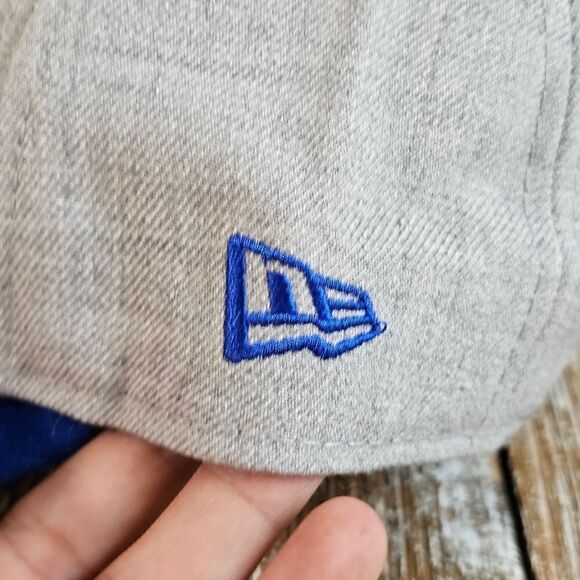 Golden State Warriors New Era Hat Cap Low Crown Grey Blue Gold 59FIFTY 7 1/4 GSW - Picture 11 of 15